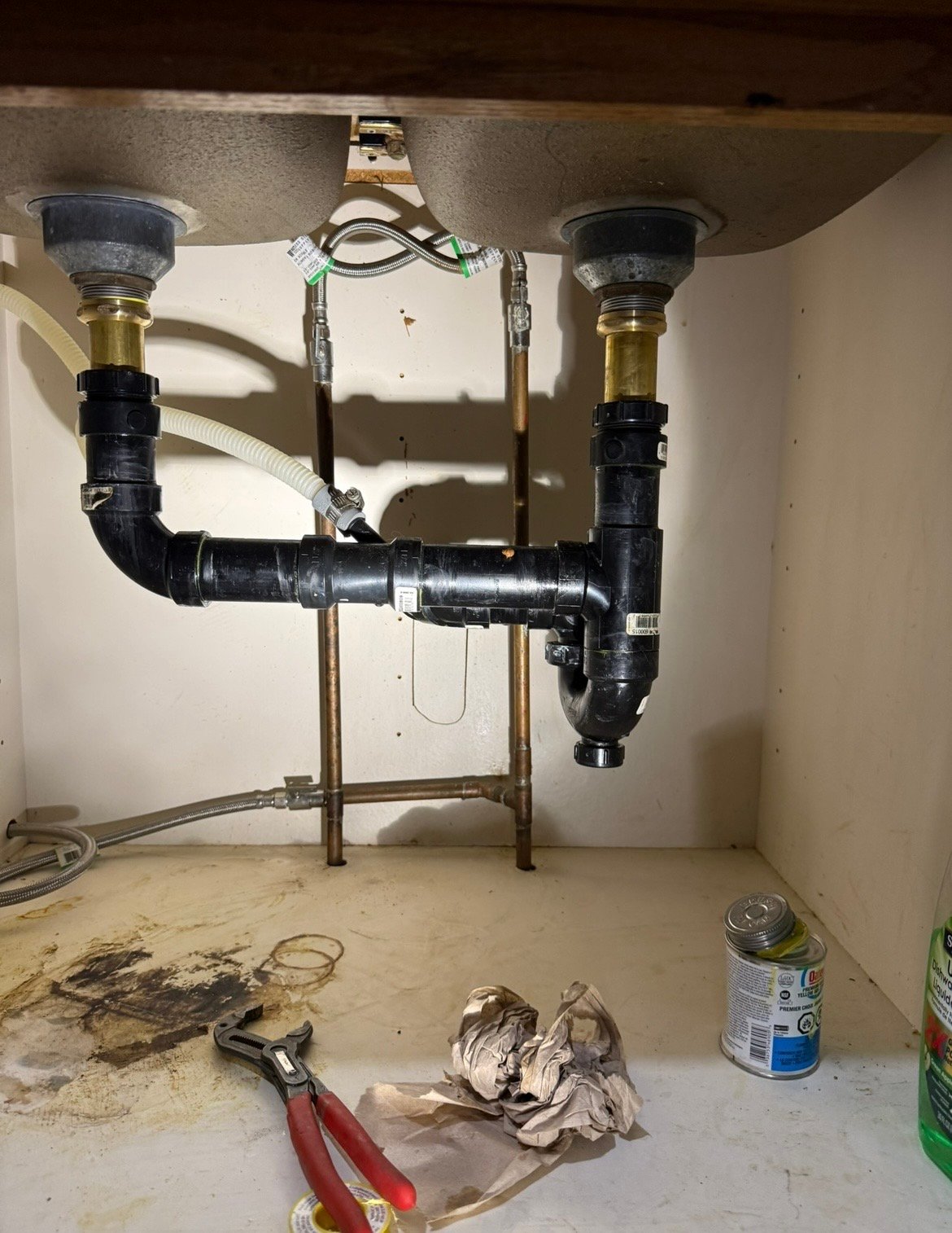 PEX manifold plumbing system